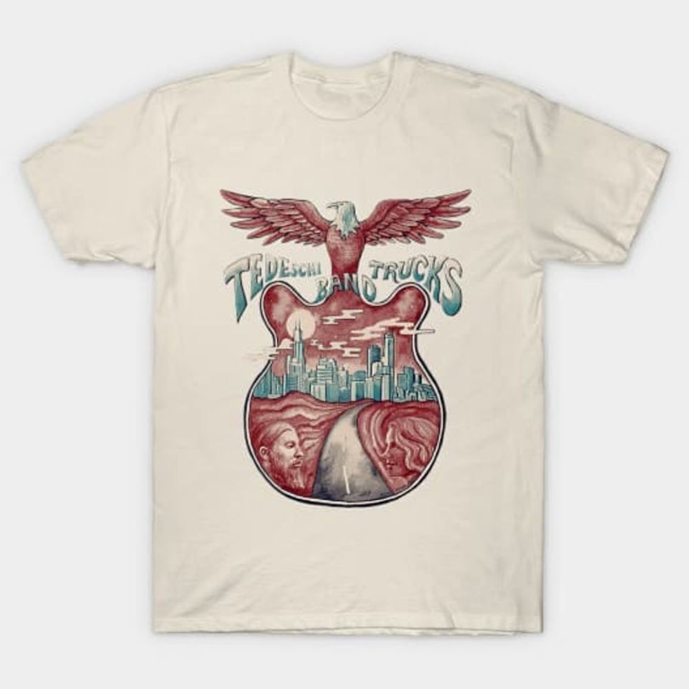 Tedeschi And Trucks Unisex Retro Music Band Fan T-Shirt